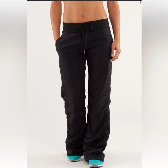 Lululemon Studio Pant II Liner Tall Black size 6 - Picture 1 of 14